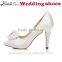 Wholesale pointed toe high heel bridal wedding shoes