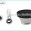 2016 Good Quality Universal clip Fish eye + Wide angle + Macro 3 in 1 camera Lens for Mobile Phone