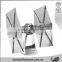 Intelligent metal DIY puzzle of Darth Vader's Tie Fight model Educational toy for adult kids