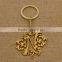 Promotion gifts custom cut out metal keychain