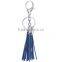 Customized korea velvet tassel keychain with your logo