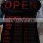 China Factory hot sale High Quality Time Open led neon signboard