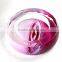 colorful Round shape glass cigar Ashtray for household use                        
                                                Quality Choice