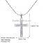 Newest 2015 mens yellow gold white gold cross necklace for men