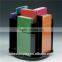 A4 A5 white 2 tiers 4 pockets acrylic brochure holder/acrylic leaflet holder/acrylic newspaper rack