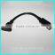 Display port cable male to female dp panel mount with screws