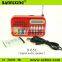 Hot selling D-65E FM radio speaker,mini audio speaker, mini digital speaker