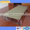 Portable military folding bed, army camping bed made in China cheap camping folding bed
