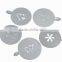Food Grade Stainless Steel Cake Stencils and Coffee Stencils