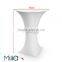 Spandex cocktail table cover