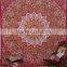 Red Mandala Tapestry Cotton Indian Tapestries Bohemian Wall Hanging Home Decor Beach Throw Bed Sheet Tapestry Indian Tapestries
