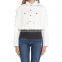 2016 100% cotton white fashion wholesale denim jacketsJXH417