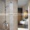 Wall Mounted Mordern Solid Brass Bathroom Shower with Handle Shower