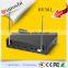 Low Price echo mic uhf dual-channel wireless microphone system