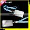 2015 cheap fashion leather lanyard id card badge holder