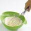 Home & Garden fish steamer, silicone fish steaming bowl