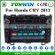 Android 4.4.4 Quad-core A9 Car DVD Player GPS Navigation Radio Stereo for Honda 2012 CRV CANbus