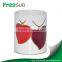 Personalised 11oz heart shape color changing ceramic digital printing mug