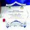 Personalized custom acrylic glass football trophies