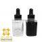 Travel use elegent mini essential oil glass dropper bottle