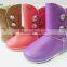 OEM Lady indoor outdoor winter warm plush PU boots