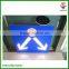 solar power led flashing traffic road safety sign/aluminum traffic signs and symbols