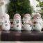 customized adorable resin yeti figure toys/custom snowman yeti resin figurine/high quality resin figure decoration made in China