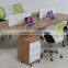 4 People Use Small Office Open Modular Panels Workstations