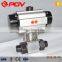 high pressure explosionproof welded pneumatic ball valve actuator in china