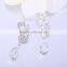 long drop big gemstone jewelry set earrings