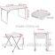 4ft Camping Folding Table with Carrying Handle Small Table Portable Outdoors Furniture