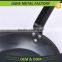 High quality carbon steel frying pan with steel handle