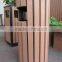 2016 Hot Selling Type !! Good Quality and Environmental Wooden Plastic Steel Recycling Garden Dustbin