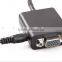 High Quality Hot Sale HD MI To VGA Converter With Audio Convex Head VGA Audio Converter Adapter Cable