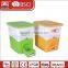 New Hot Sale Colorful 12L Plastic Rice And Grain Storage Box and Bin For Home Storage