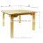 Children's Furniture Solid Beech Wood kids table and chair set of 3 Natural Varnish used kids table and chairs