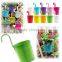 Eco-friendly Colorful Hanging Metal Flower Pot