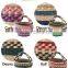 Colorful seagrass bolga basket