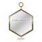Vertical Stainless Steel Frame Mirrors Living Room Wall Arts