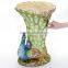 Bits and Pieces - Decorative Peacock Patio Side Table -Accent Table Realistic Peacock End Table Great for the Cabin Decoration -