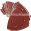 high quality abrasive discs aluminium oxide paper for triangle sander