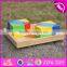 2017 new design 25 pieces children educational toy wooden blocks for sale W13A128