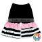 Girls 100% Cotton Clothes Wholesale Alphabet With Frill Striped Girl Shirt Pants Set