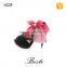 Fashion custom ladies pink chiffon heel condoms for shoe decoration