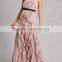 China Clothing OEM evening Gown wholesale slim dress women Ruffled Maxi Dress