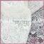 White All Over Flowers Design Tricot Lace Fabric Wholesale, Elegant Voile Fabric