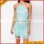 Slim Spaghetti Straps Bodycon Women Summer Wholesale Lace Sleeved Dresses