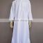 cheap plain white down muslim arabian thobe robe for men