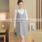 2017 wholesale spring maternity clothes autumn long sleeve suspender dress suit for pregnant women
