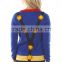 2016 latest design women 's Christmas tree pullover sweater with suspenders